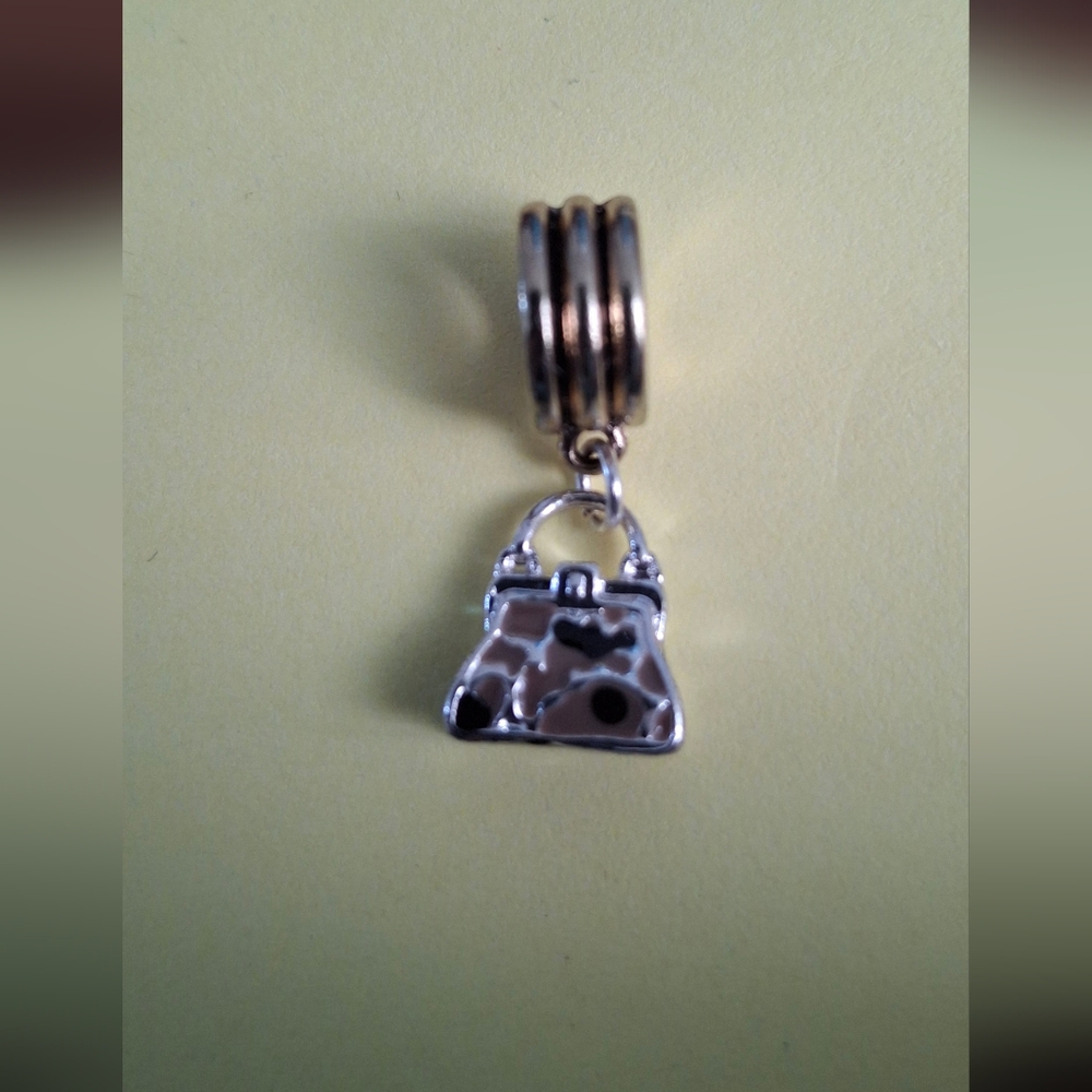 Animal Print Handbag CharmGold and Silver Charm Charmsister Y2k Bracelet Casual